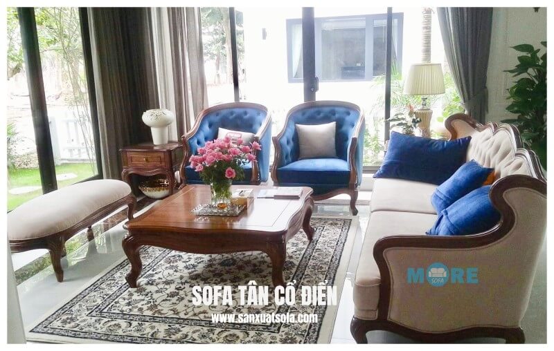 Sofa tân cổ điển cao cấp